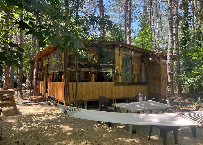 каравана градина Camping